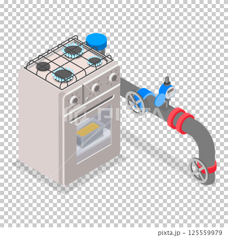 3D Isometric Flat  Set of Home Repairs. Item 3 125559979