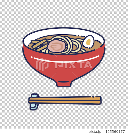 拉麵的插圖 拉麵的插圖 125560177