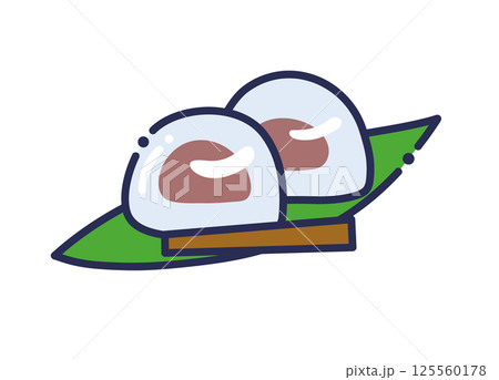 水まんじゅうのイラスト 125560178