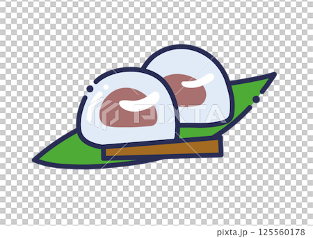 水まんじゅうのイラスト 125560178