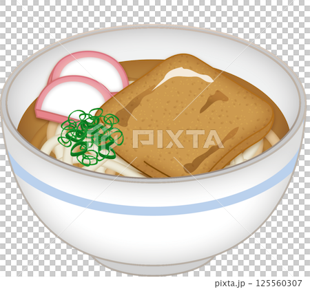 Illustration of delicious looking kitsune udon 125560307