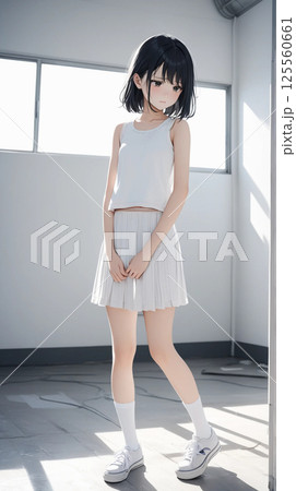 若い女性 125560661