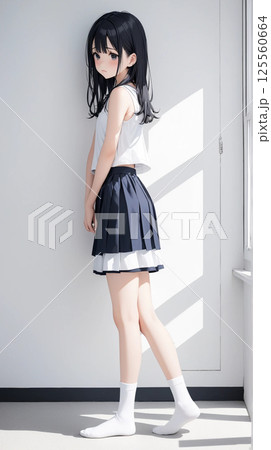若い女性 125560664