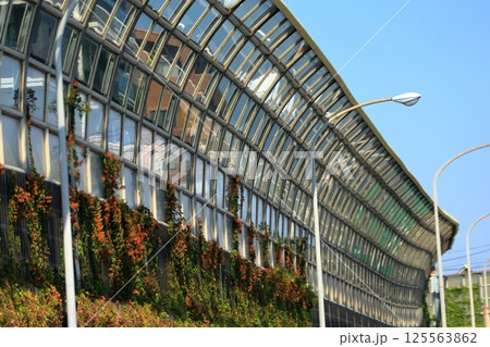 高速道路の防音壁（京葉道路） 125563862