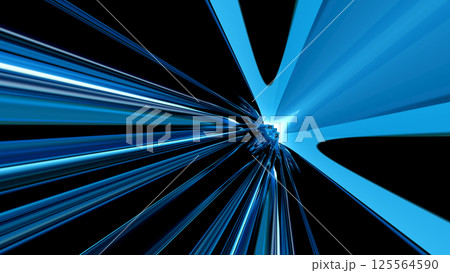 スペースワープ風の黒背景画像(動画もあります) スペースワープ風の黒背景画像(動画もあります) 125564590