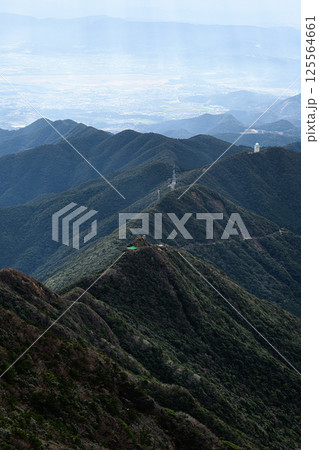 高隈山地と麓の町並み 鹿児島の風景 高隈山地と麓の町並み 鹿児島の風景 125564661