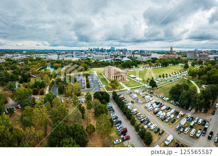 Nashville Parthenon and the Centennial Park 125565587