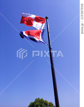 港の見える丘公園の国際信号旗（神奈川県横浜市） 125567036