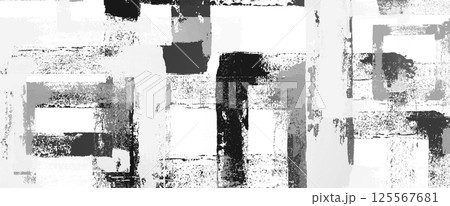 抽象的　水墨画　背景素材 125567681