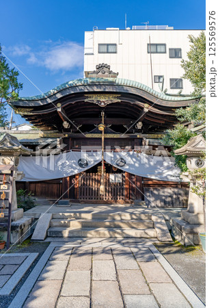 元祇園　梛神社（元祇園社）拝殿　祇園祭山鉾巡行の神事　京都市中京区壬生梛ノ宮町 125569576