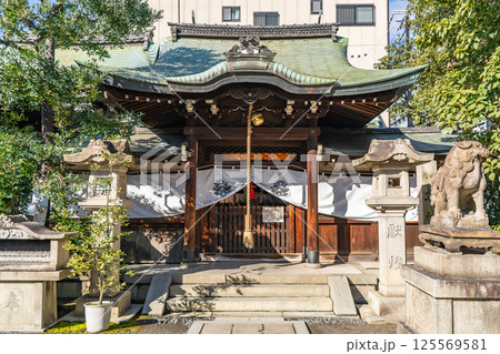 隼神社(梛神社境内)拝殿 病気平癒の神 京都市中京区壬生梛ノ宮町 隼神社(梛神社境内)拝殿 病気平癒の神 京都市中京区壬生梛ノ宮町 125569581