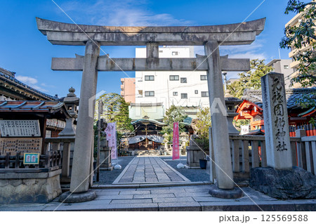 元祇園 梛神社(元祇園社)鳥居 祇園祭山鉾巡行の神事 京都市中京区壬生梛ノ宮町 元祇園 梛神社(元祇園社)鳥居 祇園祭山鉾巡行の神事 京都市中京区壬生梛ノ宮町 125569588