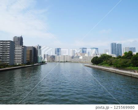 七枝橋から見る東京景観｜豊洲・辰巳・潮見 125569980