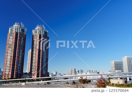 東京 お台場 東京テレポート駅周辺の風景 東京 お台場 東京テレポート駅周辺の風景 125570084