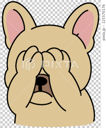 French bulldogs Cute toy dogs with funny muzzles. Adorable puppies play, rest, relax, have fun. Amusing pets, domestic animals. Flat isolated vector illustration on white French bulldogs Cute toy dogs with funny muzzles. Adorable puppies play, rest, relax, have fun. Amusing pets, domestic animals. Flat isolated vector illustration on white 125570176