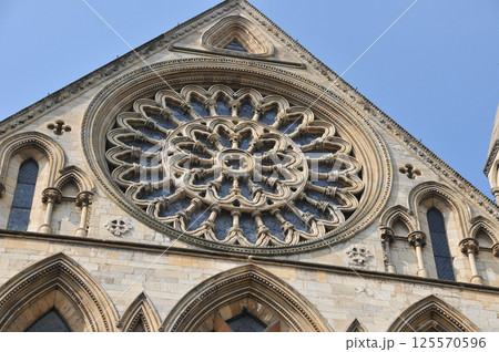 The exterior of York Cathedral in England The exterior of York Cathedral in England 125570596