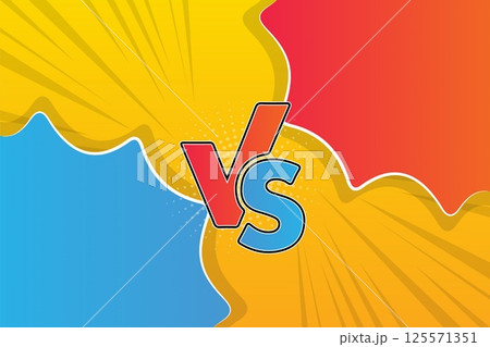 Versus Battle Background Design Template 125571351