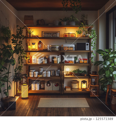 備えながら癒される、心地よい防災ストック空間 125571389