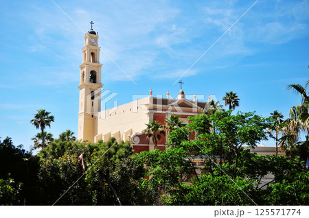 Photo of a church in the old city of Tel Aviv, Israel 125571774