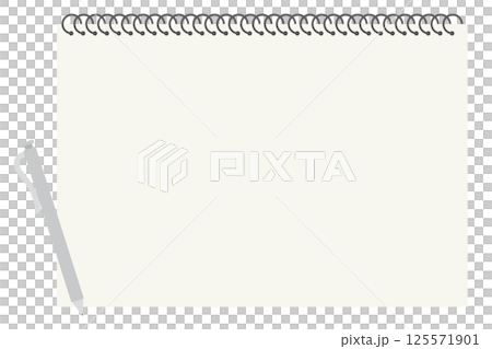 簡單的筆記本式框架插圖 簡單的筆記本式框架插圖 125571901