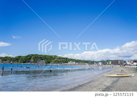 神奈川県の逗子海岸 神奈川県の逗子海岸 125572115