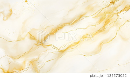 黄色の水彩のイメージ、アブストラクト 黄色の水彩のイメージ、アブストラクト 125573022