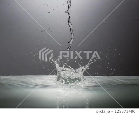 水滴の瞬間	 125573490