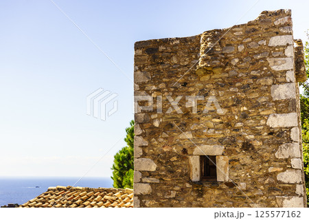 Tower houses in Vathia Greece Mani Peninsula Tower houses in Vathia Greece Mani Peninsula 125577162