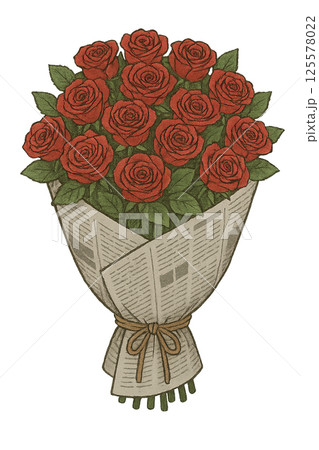 薔薇の花束 薔薇の花束 125578022