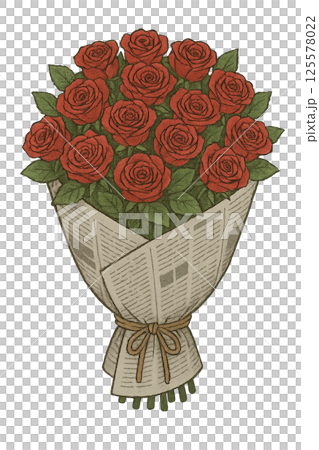 薔薇の花束 薔薇の花束 125578022