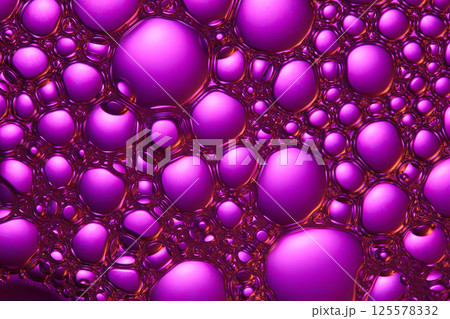 Biological molecules under the microscope, revealing a tightly bound structure of circular molecules, held together by thin outer rims. Scientific research on molecules. Chemical research.  Biological molecules under the microscope, revealing a tightly bound structure of circular molecules, held together by thin outer rims. Scientific research on molecules. Chemical research.  125578332