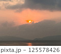 sunset over the sea 125578426