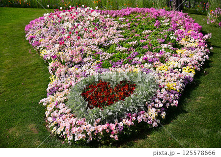 春の花で埋まる里山ガーデン 125578666