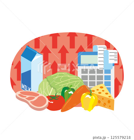 食料品の値上げ 125579218