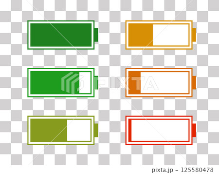 Level battery energy icon set. Powerfully full and power low up status batteries. Energy reusing concept. Alkaline tags. Battery charging point, charge indicator. Mobile plug. Vector illustration. Level battery energy icon set. Powerfully full and power low up status batteries. Energy reusing concept. Alkaline tags. Battery charging point, charge indicator. Mobile plug. Vector illustration. 125580478