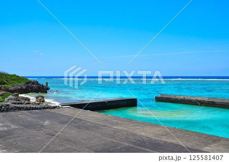 与論島　宇勝漁港 125581407