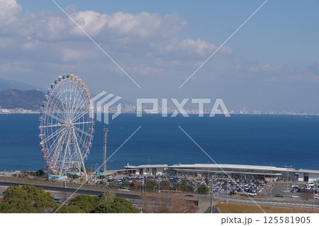 淡路ハイウェイオアシスと明石海峡 淡路ハイウェイオアシスと明石海峡 125581905