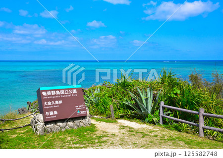 与論島　大金久海岸 125582748