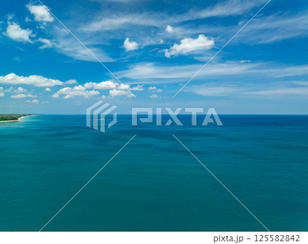 Aerial view beautiful sea surface nature background,Amazing waves texture ocean sea background Aerial view beautiful sea surface nature background,Amazing waves texture ocean sea background 125582842