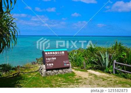 与論島　大金久海岸 125582873