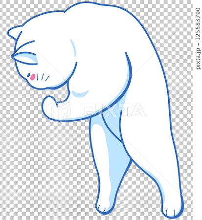 Meme cat flexing 125583790