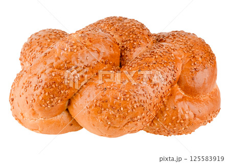 Loaf of bread isolated on white background Loaf of bread isolated on white background 125583919