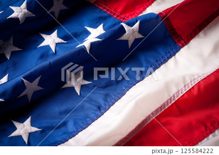 Close-up american flag 125584222