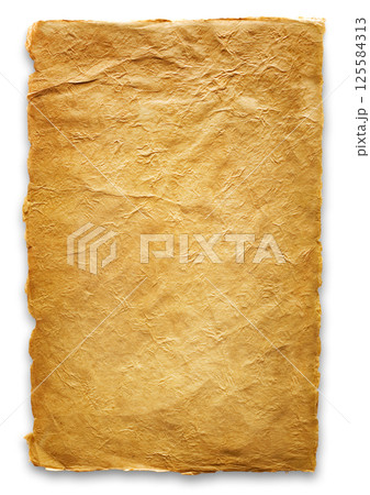 Hand-made paper on white Hand-made paper on white 125584313