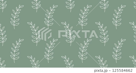 Simple leafy rustic print for wallpaper, textile, design Simple leafy rustic print for wallpaper, textile, design 125584662