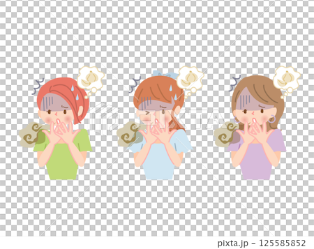 女性吃大蒜擔心口臭 125585852