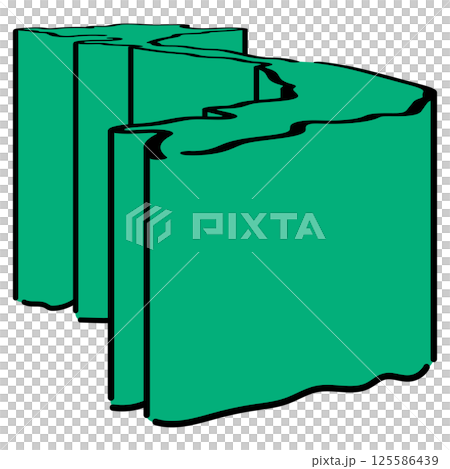 手書き_ベトナム社会主義共和国_ベクター素材_アイソメトリックイラスト 125586439