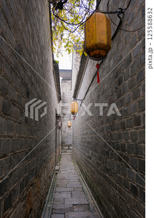 中国 南京市の繁華街 老門東の裏路地 中国 南京市の繁華街 老門東の裏路地 125588632