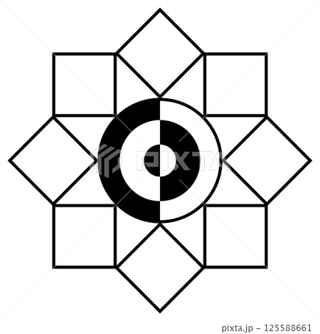 家紋です。風車に太極図といいます。 家紋です。風車に太極図といいます。 125588661