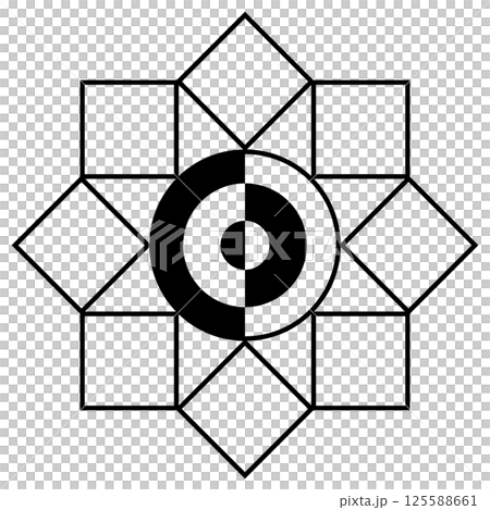 家紋です。風車に太極図といいます。 家紋です。風車に太極図といいます。 125588661